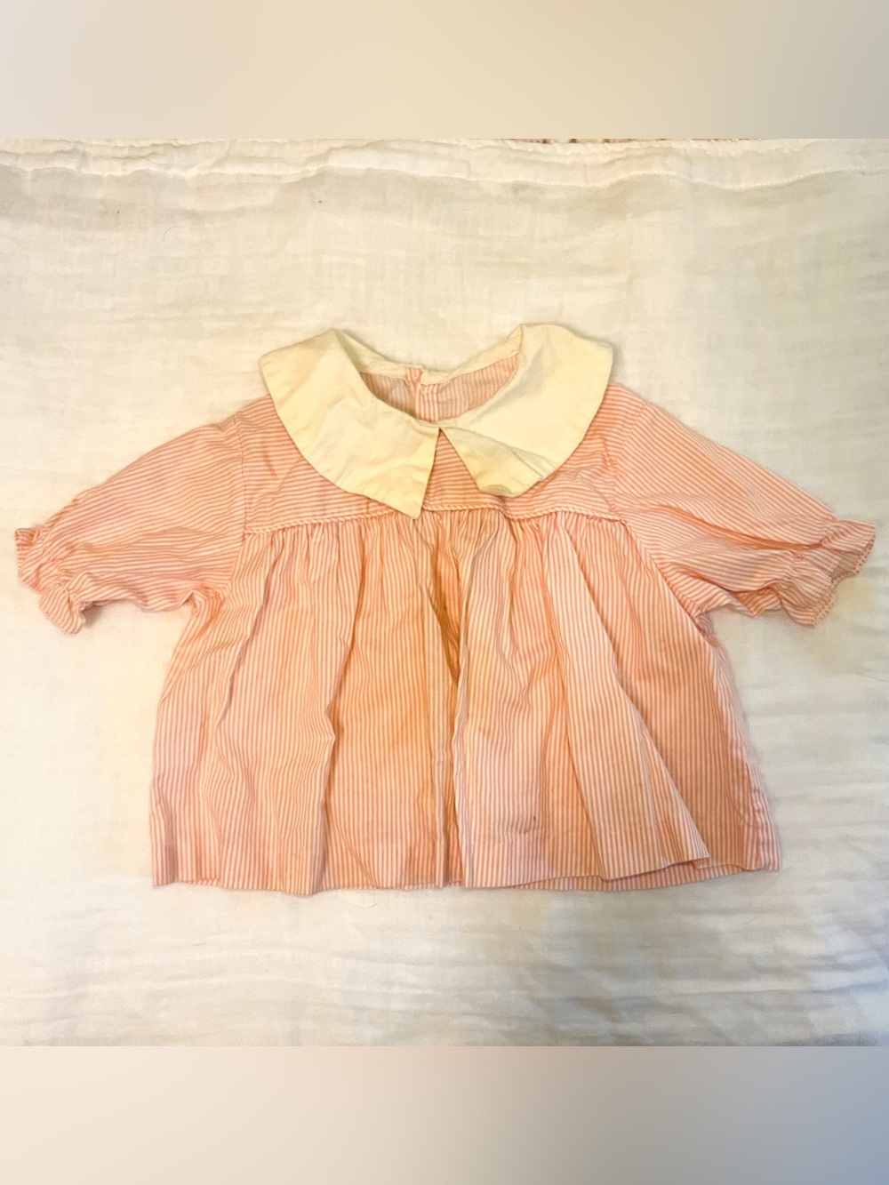 Vintage Collared Pinstripe Top